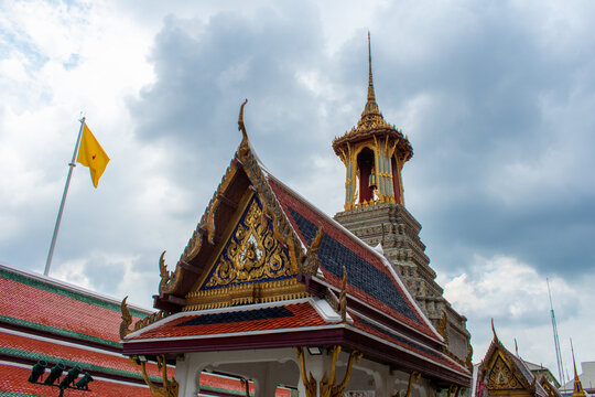 Bangkok, Thailand 15 October 2025: Grand Palace, Phra Borom Maha Ratcha Wang Beautiful architecture of complex of buildings in Bangkok, Thailand 