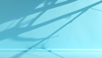 Botanical Shadows On Teal