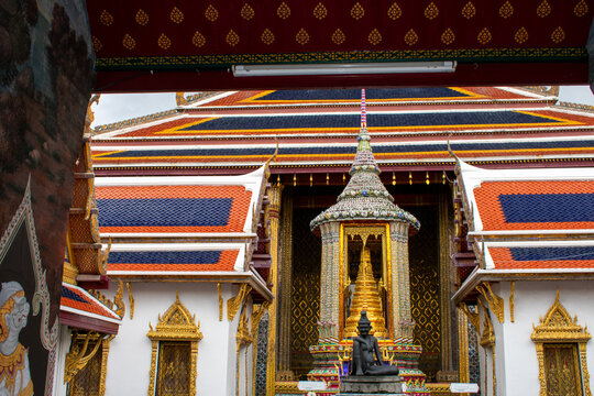 Bangkok, Thailand 15 October 2025: Grand Palace, Phra Borom Maha Ratcha Wang Beautiful architecture of complex of buildings in Bangkok, Thailand 