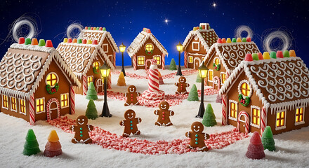 christmas tree in the snow