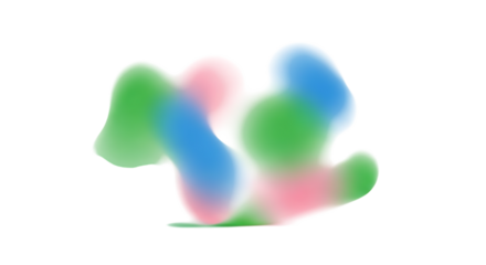 Transparent background abstract colorful fluid gradient shapes isolated on transparent background