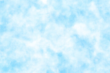 Abstract blue background in the form of solid smoke and clouds on a transparent background.