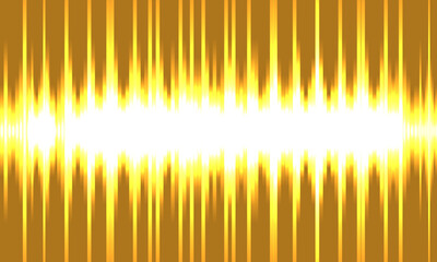 Abstract golden equalizer sound wave digital energy background