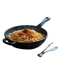 Cooked Spaghetti with Tomato Sauc