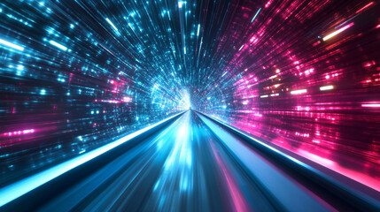 Background with bright beams in fast futuristic motion blurred streaks creating a sense of speed energy innovation and dynamic flow symbolizing technology progress and modern digital aesthetics