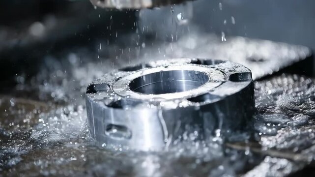 Medium shot featuring a repositionable mold component in action demonstrating flexibility and adaptability in modern demolding processes for diverse part geometries.