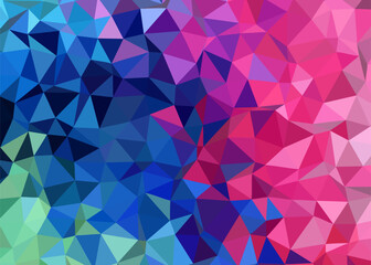 Vibrant Abstract Mosaic A Colorful Geometric Design with Triangles
