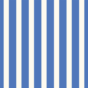 Coastal Hydrangea Pattern Collection Blue Florals Stripes Gingham Seamless Vector Set
