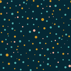 Christmas Vector Seamless Pattern Festive Illustrations with Ornaments Santa Trees Plaid Stars