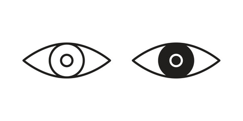 Eyes icon for your website design, logo, app, UI. EPS10