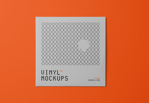 Vinyl Cover Mockup