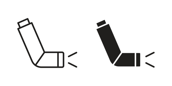 Inhaler icon for your website design, logo, app, UI. EPS10