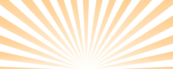 Obraz premium Illustration of yellow retro sunlight background. Sunlight abstract design. sun light cartoon design in flat style.