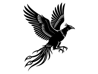 Phoenix silhouette illustration
