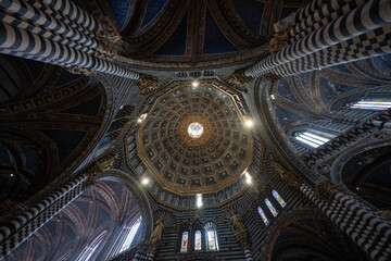 Obraz premium Siena Cathedral Interior Dome - Siena, Italy
