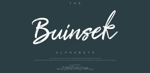 Best Alphabet Madison Street Calligraphy Signature Font lettering handwritten