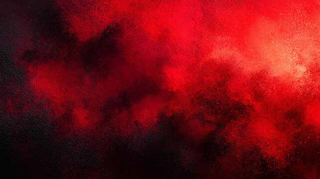 Red to black gradient abstract background with smooth blurred texture and subtle grain creating dramatic bold intense tones ideal for modern design digital art and creative visual compositions