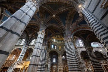 Obraz premium Siena Cathedral Interior - Siena, Italy