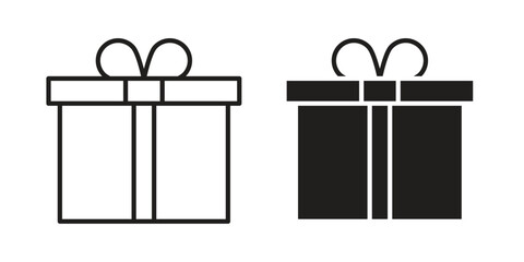 Gifts icon designs collection for mobile, ui, web.
