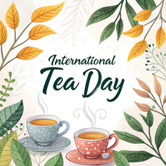 International Tea Day Celebration, Global Tea Culture Appreciation, Fresh Brewed Tea Festivity, World Tea Tradition Showcase, International Tea Lovers Day