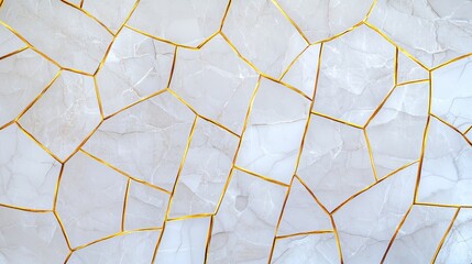 Elegant Abstract Design with Gold, White, and Aqua Marble-Inspired Patterns