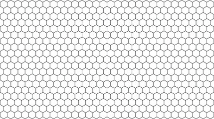 Seamless hexagonal pattern background featuring a subtle geometric grid texture in a clean and modern design, ideal for digital interfaces, web backdrops, and abstract graphic applications