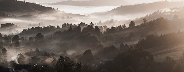 Morning mountain landscape