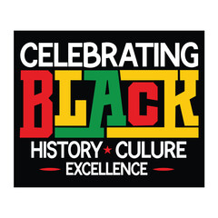 Obraz premium Celebrating Black History Culture Excellence
