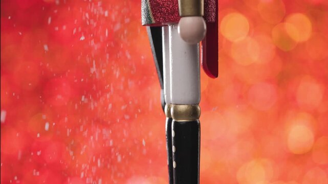 Snow and the Nutcracker, a clear sign that Holidays and Christmas are coming 