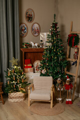 christmas tree with presents