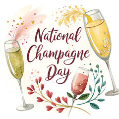 National Champagne Day Celebration, Sparkling Toast Moments, Festive Champagne Bubbles, Holiday Toasting Cheers, Luxury Sparkling Wine Party