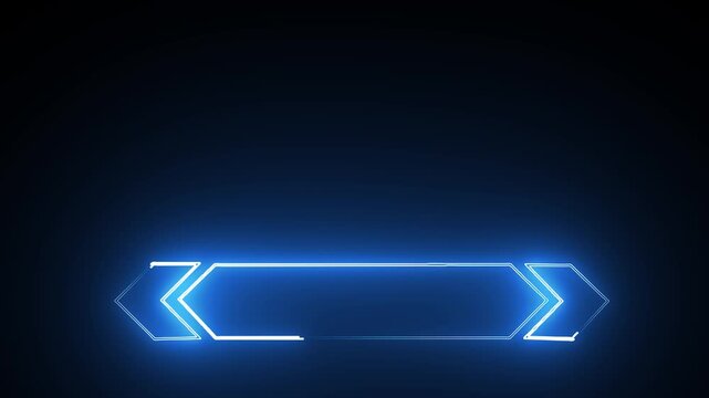 Lower third neon line animation title. Simple and easy to use. Lower Third animation ,Futuristic design lower third banner animation. Broadcast news lower third banner 4k