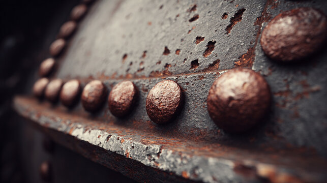 Blurred industrial metal surface with motion streaks creating a gritty abstract background that conveys strength speed manufacturing energy and modern mechanical atmosphere
