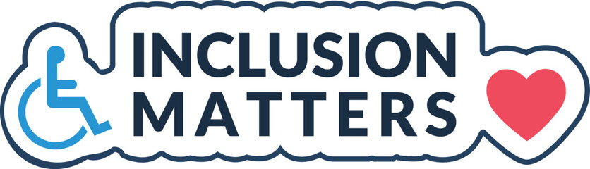 Disability Inclusion Logo Graphic Design Symbol for Accessibility, Equality, and Disability Rights Advocacy