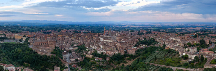 Aerial View of Siena - Siena, Italy
