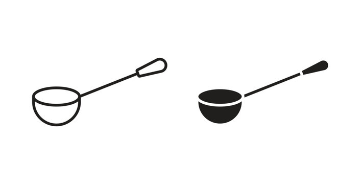 Ladle icon isolated vector Illustration. Vector pictogram for web and app
