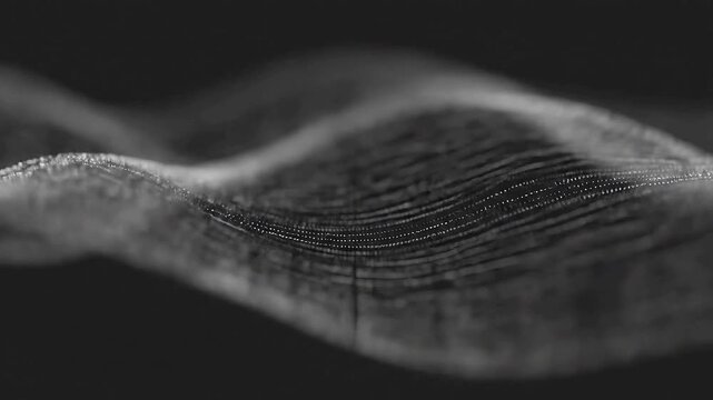 Modern abstract flowing digital network ideal for technology background visuals and cutting edge futuristic presentations and marketing materials