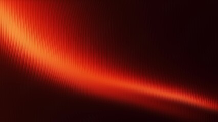 abstract ribbed glass background with glowing orange gradient noise texture line light and diagonal wave pattern for modern design and digital visual content 4k
