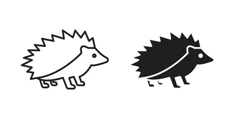 Hedgehog icon for web and app. vector illustration eps