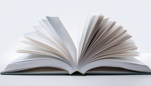 Close Up Opening Book Cover Books Set On Isolate Background