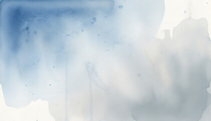 Soft blue and grey watercolor wash background with abstract textures