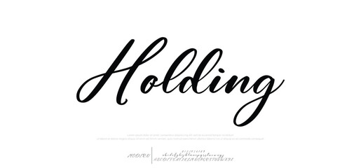 Signature Font Calligraphy Logotype Script Brush Font Type Font lettering handwritten