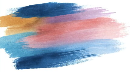 Multicolor Paint Brush Strokes Texture Abstract Art
