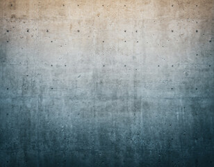 Obraz premium Abstract weathered concrete wall with a blue and brown gradient texture background