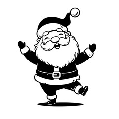 Cheerful Santa Cartoon Vector

 

 
