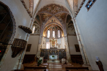 Basilica di Santa Chiara Interior - Assisi, Italy