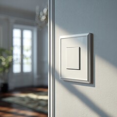 Modern Light Switch Design in a Contemporary Home Interior.