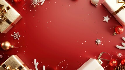 3D_Christmas_promotion_background