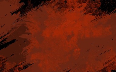 Abstract background with red and black brush strokes creating a textured and dynamic composition