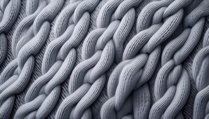 Soft Grey Merino Wool Sweater Texture As A Background